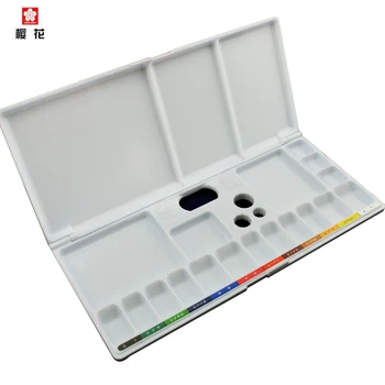 Freeshipping SAKURA multi-function folding palette Nail color painting gouache watercolor Color box palette of propylene artist
Freeshipping SAKURA multi-function folding palette Nail color painting gouache watercolor Color box palette of propylene artist