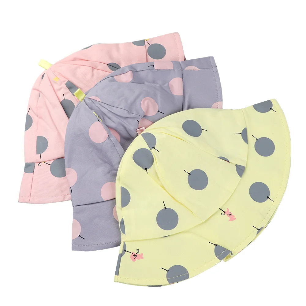 Baby Outdoor Girl Sun Hat Polka Dot Flower Bucket Purple Yellow Pink Cap Summer Cotton Beach Panama Unisex Caps
Baby Outdoor Girl Sun Hat Polka Dot Flower Bucket Purple Yellow Pink Cap Summer Cotton Beach Panama Unisex Caps