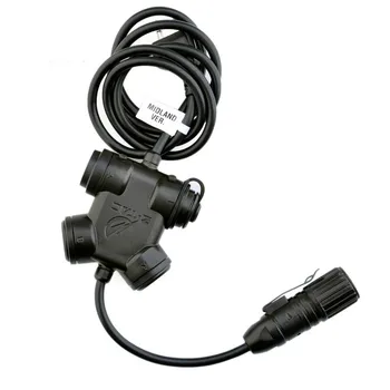 Tactical Headset Adapter Accessories Intercom Headset PTT Button Switch 7 Version Z130
Tactical Headset Adapter Accessories Intercom Headset PTT Button Switch 7 Version Z130
