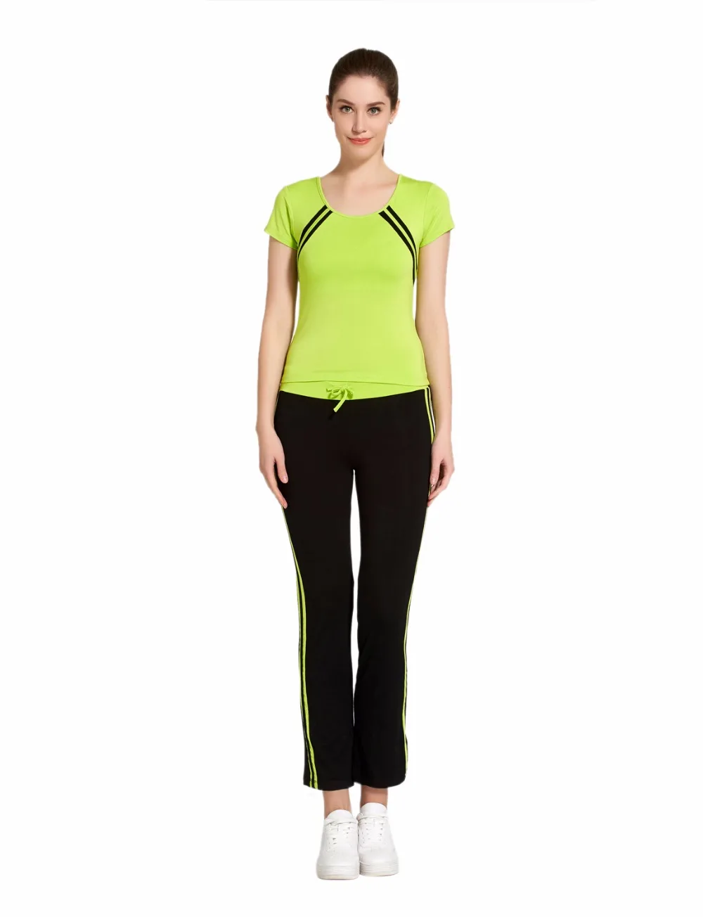 Vihir Women's Activewear Athletic Yoga Gym Fitness Short Sleeve Top and Yoga Pants Set
Vihir Women's Activewear Athletic Yoga Gym Fitness Short Sleeve Top and Yoga Pants Set