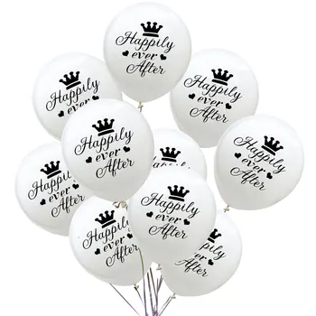 12inch Crown Latex Balloons Happily Ever After Ballons Letter White Wedding Decorations Helium Air Ball Wedding Party Supplies
12inch Crown Latex Balloons Happily Ever After Ballons Letter White Wedding Decorations Helium Air Ball Wedding Party Supplies