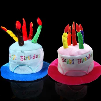 New Birthday Cake Candle Hat Funny Toy Short Plush Adult Party Amusement Park Supplies Performing Dress Props Cap FJ88
New Birthday Cake Candle Hat Funny Toy Short Plush Adult Party Amusement Park Supplies Performing Dress Props Cap FJ88