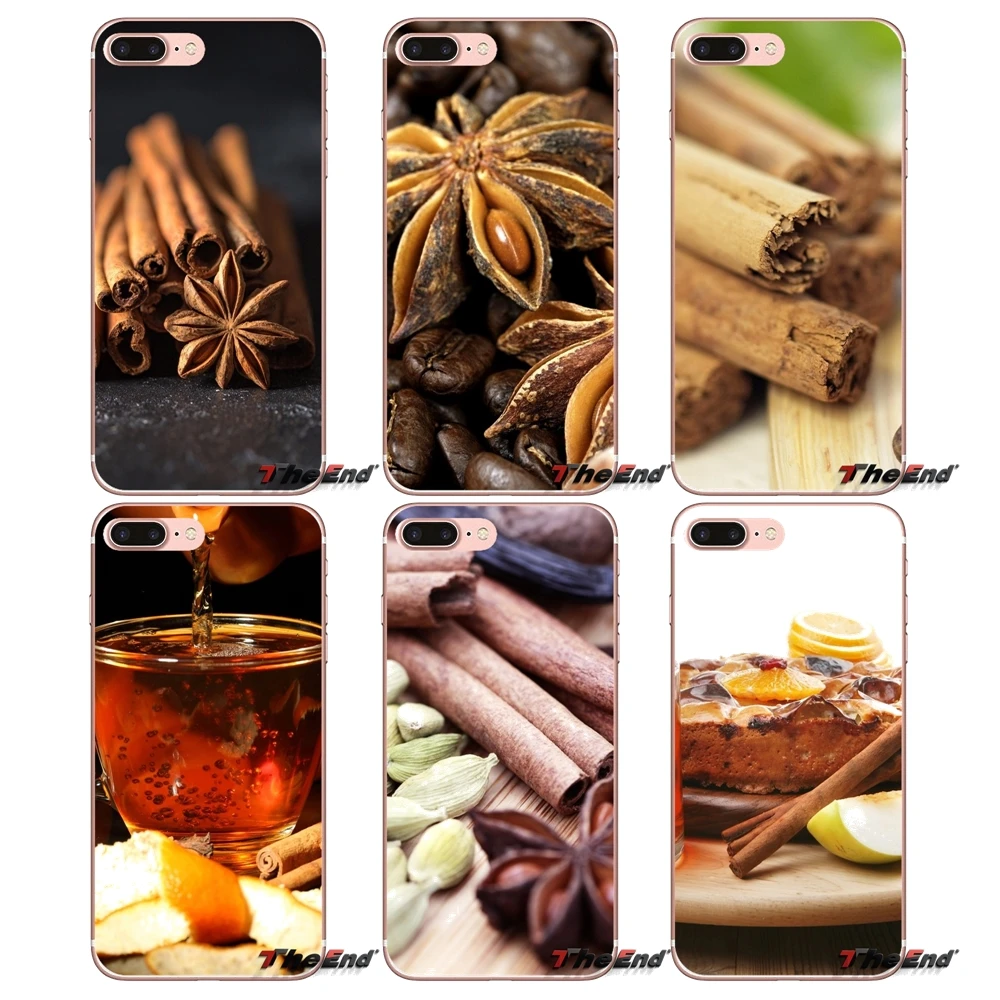 Food Cinnamon For Huawei G7 G8 P7 P8 P9 Lite Honor 4C 5X 5C 6X Mate 7 8 9 Y3 Y5 Y6 II 2 Pro 2017 Accessories Phone Cases Covers | Мобильные