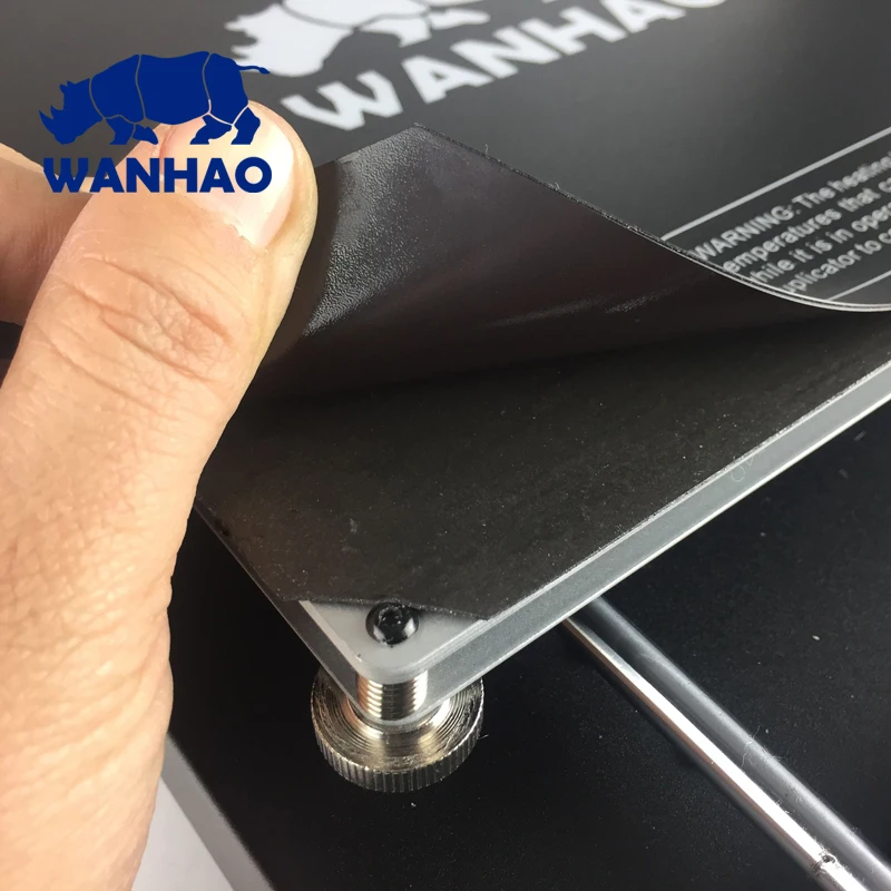 Magnetic-Plateform-builder-Build-Talk-Mat-With-Wanhao-logo-for-Wanhao-3D-Printer-D6-D6-PLUS