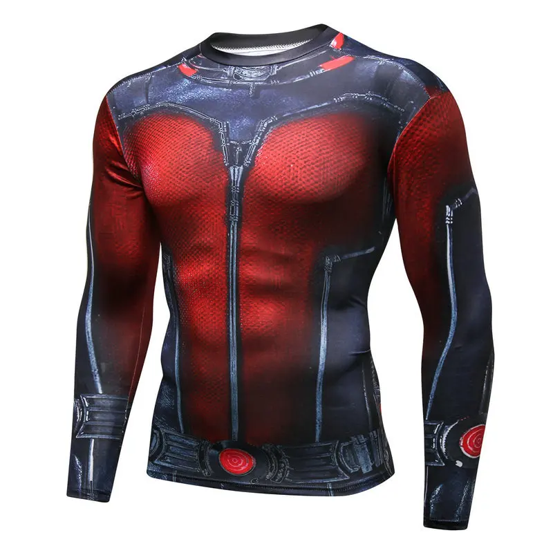 New Avengers Tights Ant Man 3D Running Shirt Men T-shirt Long Sleeve Compression Shirts Gym T Shirt Fitness Sport Shirt Men
New Avengers Tights Ant Man 3D Running Shirt Men T-shirt Long Sleeve Compression Shirts Gym T Shirt Fitness Sport Shirt Men
