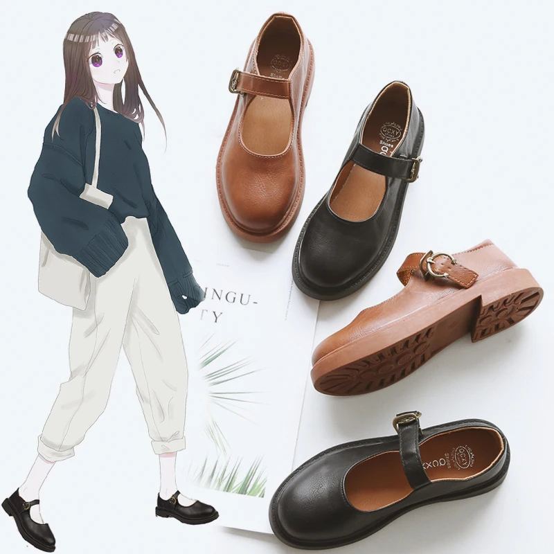 2019 new cute Mori girl skirt small shoes retro small shoes word buckle gentle evening shoes shallow mouth small shoes
2019 new cute Mori girl skirt small shoes retro small shoes word buckle gentle evening shoes shallow mouth small shoes