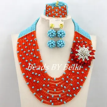 Gorgeous Wedding Jewelry Set Orange Crystal Beads African Women Fashion Jewelry Necklace Bracelet Set Hot Free Shipping ABY173
Gorgeous Wedding Jewelry Set Orange Crystal Beads African Women Fashion Jewelry Necklace Bracelet Set Hot Free Shipping ABY173