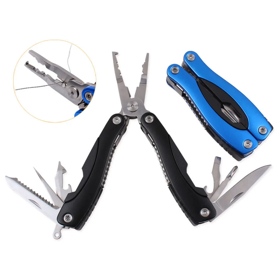 New Portable Folding Multifunctional Fishing Pliers Stainless Steel Scissors Line Cutter Remove Hook Fishing Tools SA-8
New Portable Folding Multifunctional Fishing Pliers Stainless Steel Scissors Line Cutter Remove Hook Fishing Tools SA-8