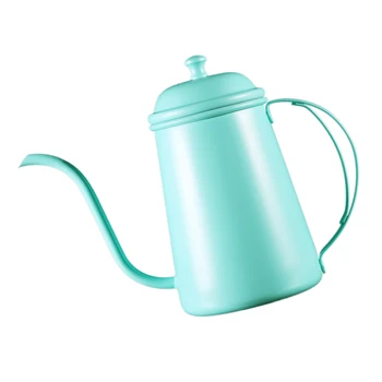Coffee Pot Stainless Infuser Hand Drip Narrow Spout Kettle 700ml Mint Green for Blooming and Leaf Tea as Teakettle
Coffee Pot Stainless Infuser Hand Drip Narrow Spout Kettle 700ml Mint Green for Blooming and Leaf Tea as Teakettle
