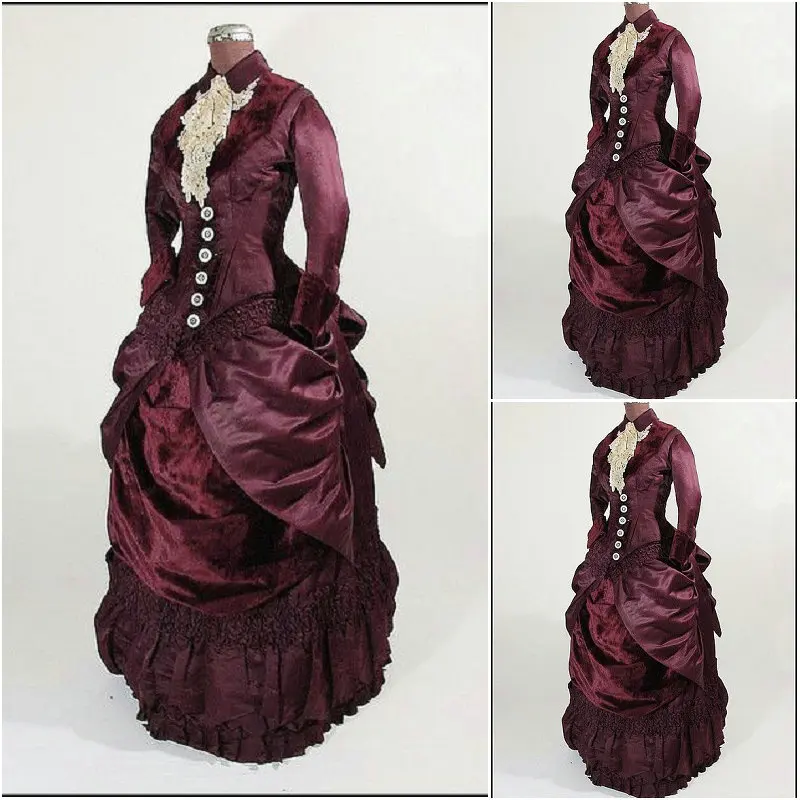 19 Century Civil War Southern Belle Gown evening Dress/Victorian Lolita dresses/scarlett dress US6-26 SC-910
19 Century Civil War Southern Belle Gown evening Dress/Victorian Lolita dresses/scarlett dress US6-26 SC-910