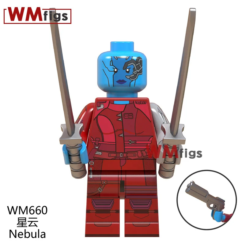 Avengers Nebula Legoings Gamora Guardians of the Galaxy Star Lord Tree Man Marvel movie Figure Building Block Toy Children WM660
Avengers Nebula Legoings Gamora Guardians of the Galaxy Star Lord Tree Man Marvel movie Figure Building Block Toy Children WM660