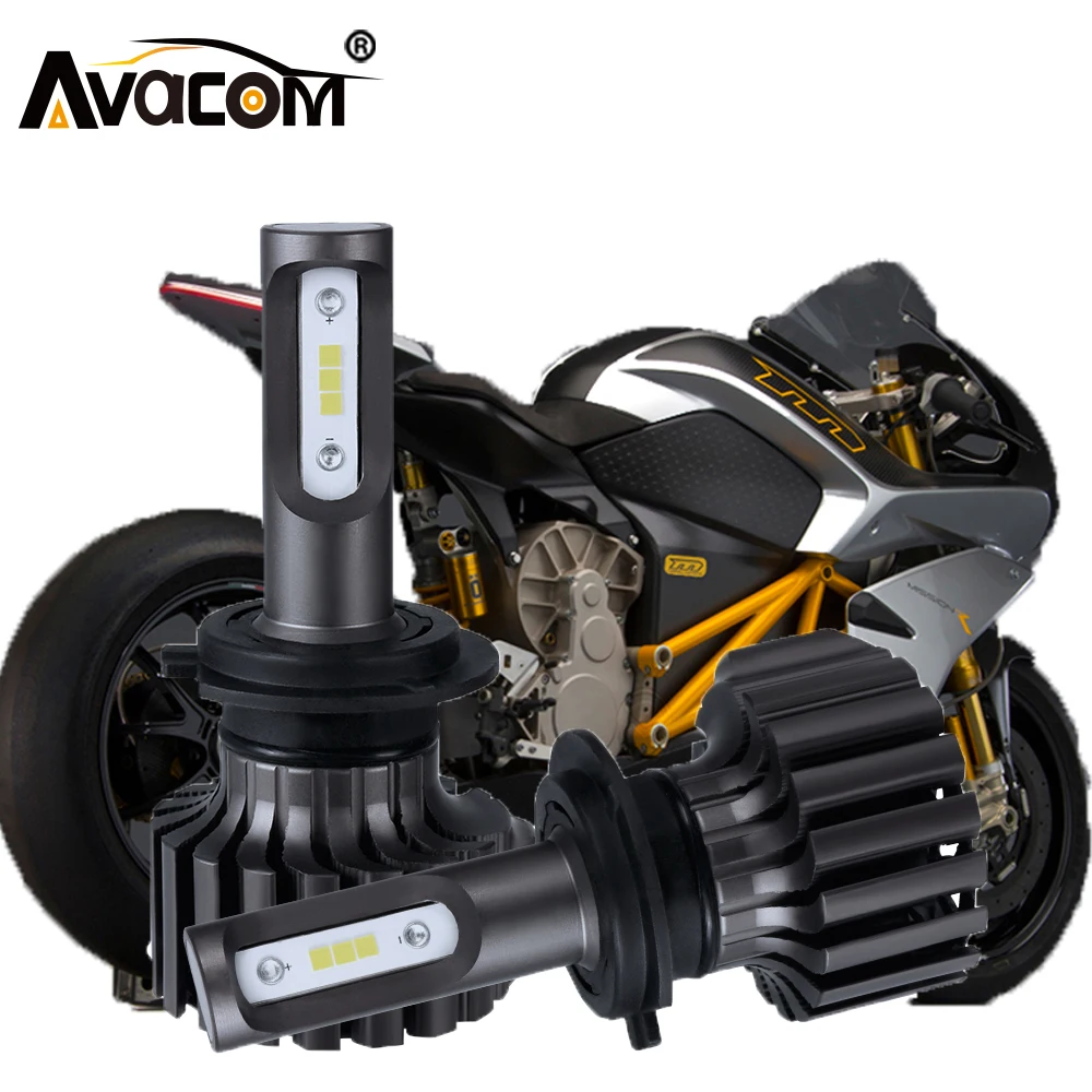 Avacom LED H4 HS1 Motorcycle Headlight Bulb 12V 6500K White 10000Lm CSP Chip Super White Motorbike Scooter LED Phare Moto Lamp
Avacom LED H4 HS1 Motorcycle Headlight Bulb 12V 6500K White 10000Lm CSP Chip Super White Motorbike Scooter LED Phare Moto Lamp