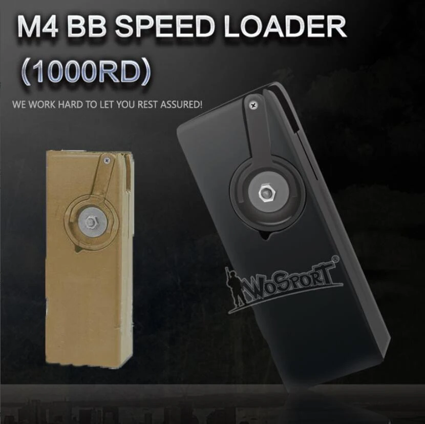 1000rd Rounds Plastic Bb Speed Loader Airsoft Quick Loader Hunting Gun Magazine Fast ball loader M4 special outdoor tactical
1000rd Rounds Plastic Bb Speed Loader Airsoft Quick Loader Hunting Gun Magazine Fast ball loader M4 special outdoor tactical