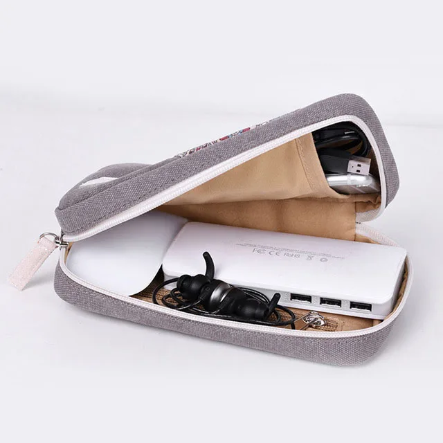 Canvas Electronic Travel Accessories SD Card USB Cable Charger Organizer Portable Digital Gadget Power Bank Portable Headset Bag
Canvas Electronic Travel Accessories SD Card USB Cable Charger Organizer Portable Digital Gadget Power Bank Portable Headset Bag