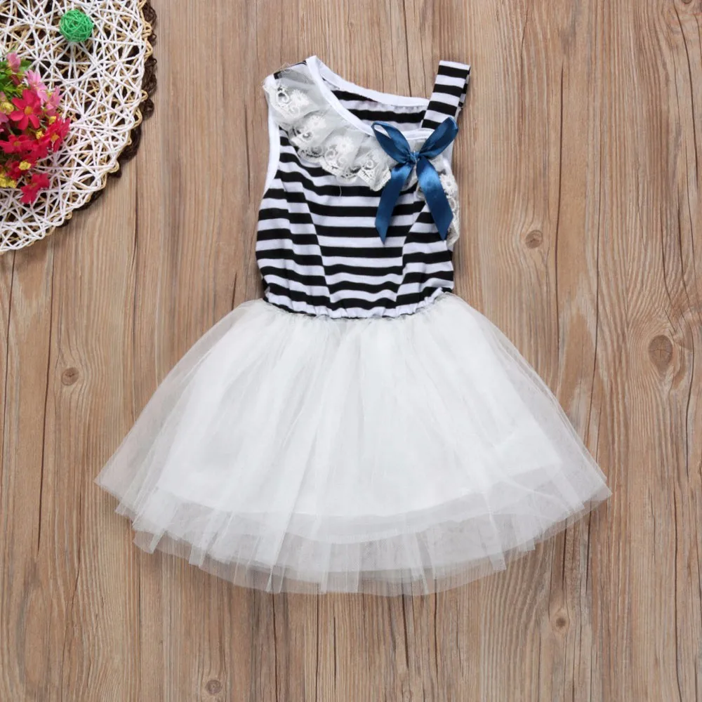 Baby Girls Dress Striped Clothing Bowknot Sleeveless Dress Princess Party Kids Clothes roupas infantis menina T
Baby Girls Dress Striped Clothing Bowknot Sleeveless Dress Princess Party Kids Clothes roupas infantis menina T