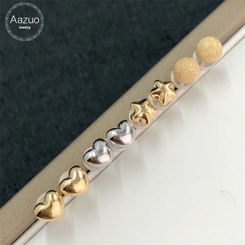 Aazuo Real 18K White Gold Real Diamonds 0.42ct IJ SI Classic Round Stud Earrings gifted for Women Wedding Party Au750 Real Gold
Aazuo Real 18K White Gold Real Diamonds 0.42ct IJ SI Classic Round Stud Earrings gifted for Women Wedding Party Au750 Real Gold