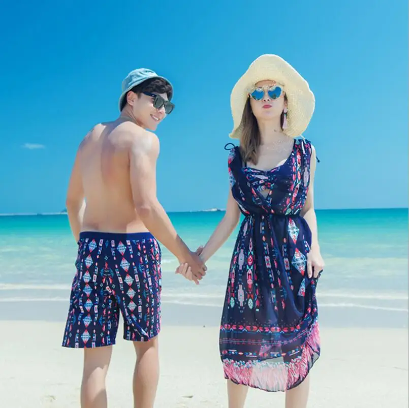 2019 New blue color 3pcs/set Couples Womens Bating Suit Man Shorts Trunks Swimsuit Bikini Swimwear
2019 New blue color 3pcs/set Couples Womens Bating Suit Man Shorts Trunks Swimsuit Bikini Swimwear