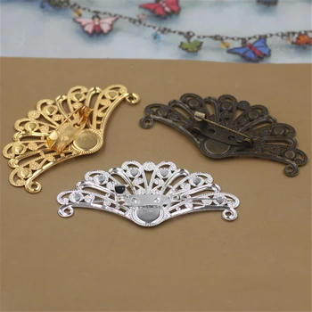 BoYuTe (20 Pieces/Lot) 3 Colors Plated 29*55MM Filigree Flower Brooch Base Diy Jewelry Accessories
BoYuTe (20 Pieces/Lot) 3 Colors Plated 29*55MM Filigree Flower Brooch Base Diy Jewelry Accessories