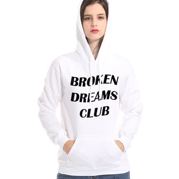 Autumn Winter Fleece Pullover 2019 Fashion Streetwear Hoody Broken Dreams Club Print Female Sweatshirt Harajuku Women's Hoodies
Autumn Winter Fleece Pullover 2019 Fashion Streetwear Hoody Broken Dreams Club Print Female Sweatshirt Harajuku Women's Hoodies