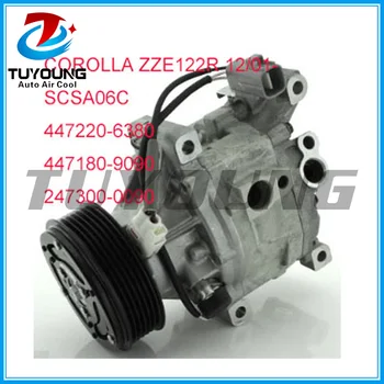 Factory direct sale auto air conditioning aircon compressor for Toyota Corolla 01-12 ZZE122R SCSA06C 447220-6380 447180-9090
Factory direct sale auto air conditioning aircon compressor for Toyota Corolla 01-12 ZZE122R SCSA06C 447220-6380 447180-9090