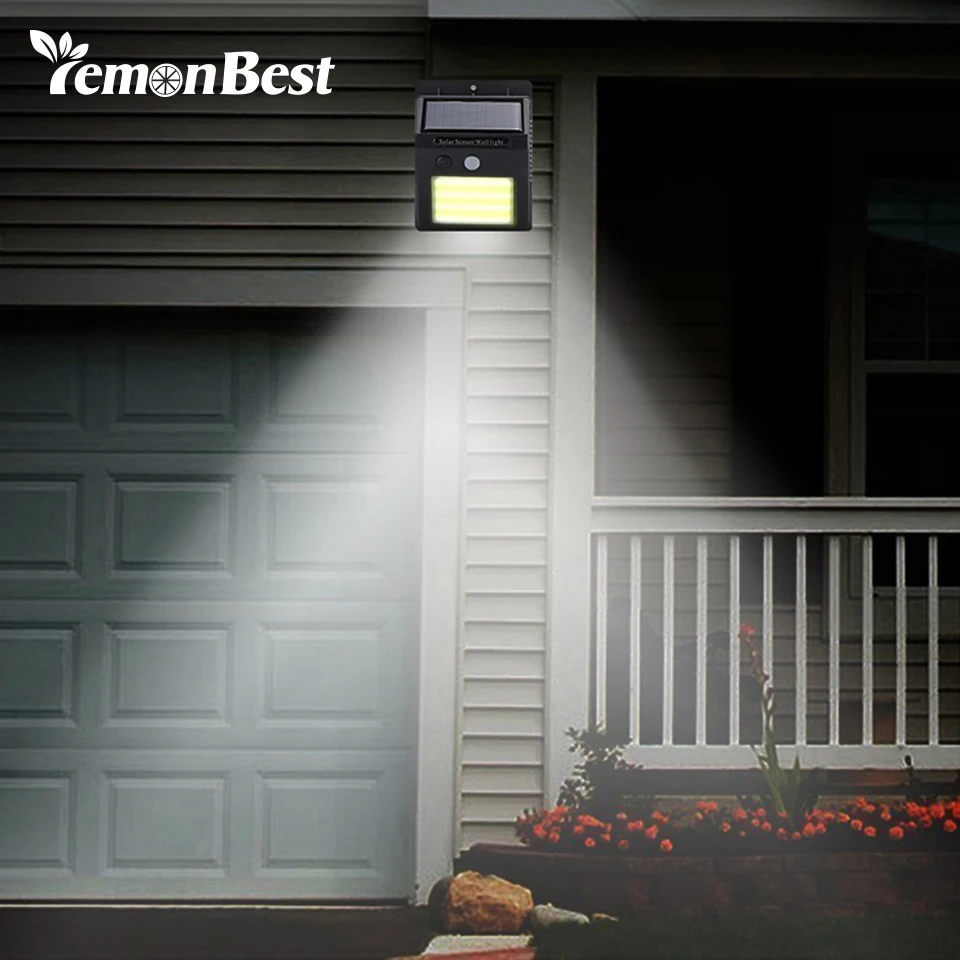 48 LED Solar Lamp Garden Lighting Waterproof Outdoor Wall LED Solar Night Light PIR Motion Sensor Auto Swith Porch Street Fence
48 LED Solar Lamp Garden Lighting Waterproof Outdoor Wall LED Solar Night Light PIR Motion Sensor Auto Swith Porch Street Fence