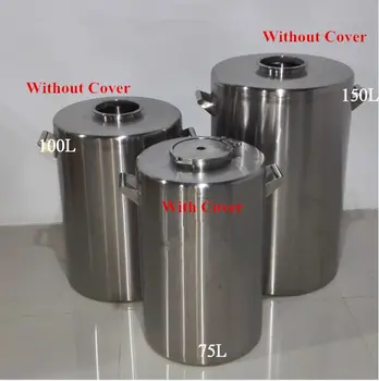 Food Grade 304 Stainless Steel Barrel 100L/150L Wine Fermented Beer Fermenters Sealing High Quality Barrel With/Without Cover
Food Grade 304 Stainless Steel Barrel 100L/150L Wine Fermented Beer Fermenters Sealing High Quality Barrel With/Without Cover