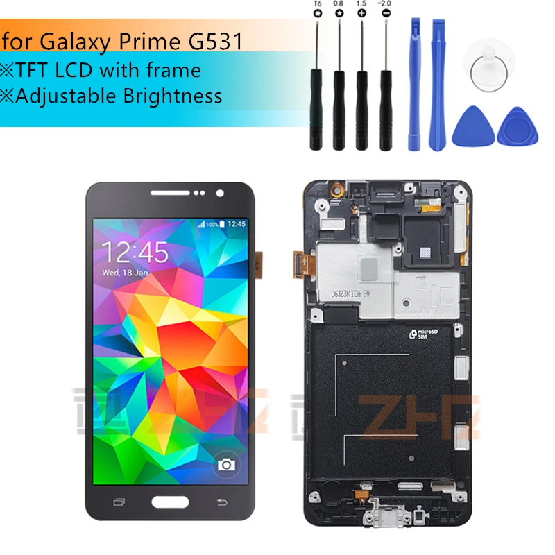 For Samsung GALAXY Grand Prime lcd g531h lcd display Touch Screen digitizer Assembly G531f G531 G531FZ with frame Repair Parts
For Samsung GALAXY Grand Prime lcd g531h lcd display Touch Screen digitizer Assembly G531f G531 G531FZ with frame Repair Parts