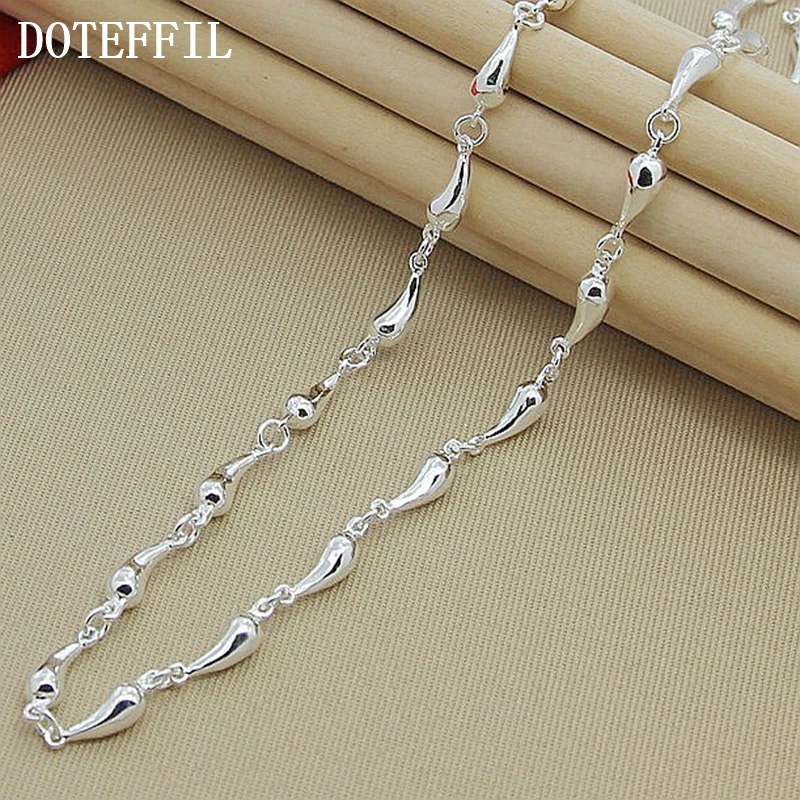 Luxury Brand 925 Sterling Silver Water Drop Necklace Women Necklace Charm Advanced High-Quality Silver Jewelry Wholesale
Luxury Brand 925 Sterling Silver Water Drop Necklace Women Necklace Charm Advanced High-Quality Silver Jewelry Wholesale