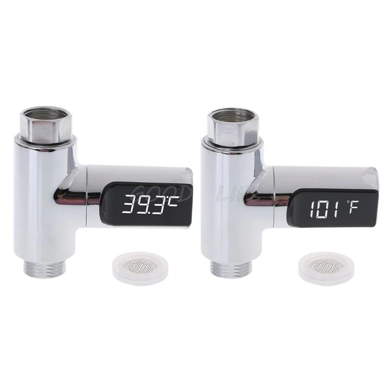 1 Pc LED Digital Display Water Thermometer Shower Temperature Monitor Energy Smart Meter
1 Pc LED Digital Display Water Thermometer Shower Temperature Monitor Energy Smart Meter