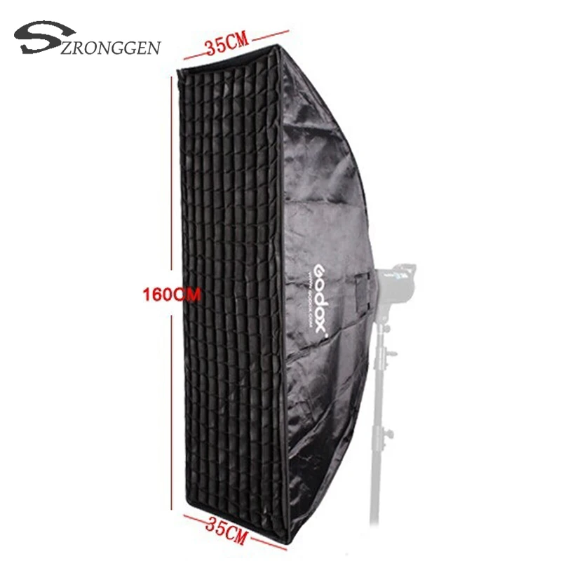 New Godox Pro Photo Studio Flash Strobe Softbox Soft Box Diffuser 35x160CM With Honeycomb Grid Bowens Mount For photography
New Godox Pro Photo Studio Flash Strobe Softbox Soft Box Diffuser 35x160CM With Honeycomb Grid Bowens Mount For photography