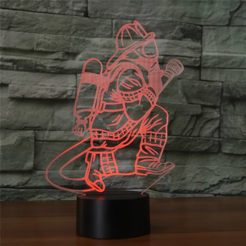 3D Fireman Table Lamp LED USB Touch Lamp AAA battery Powered 7 Color Changing Fire Fighter Night Light Bedside Decor Light Gifts
3D Fireman Table Lamp LED USB Touch Lamp AAA battery Powered 7 Color Changing Fire Fighter Night Light Bedside Decor Light Gifts