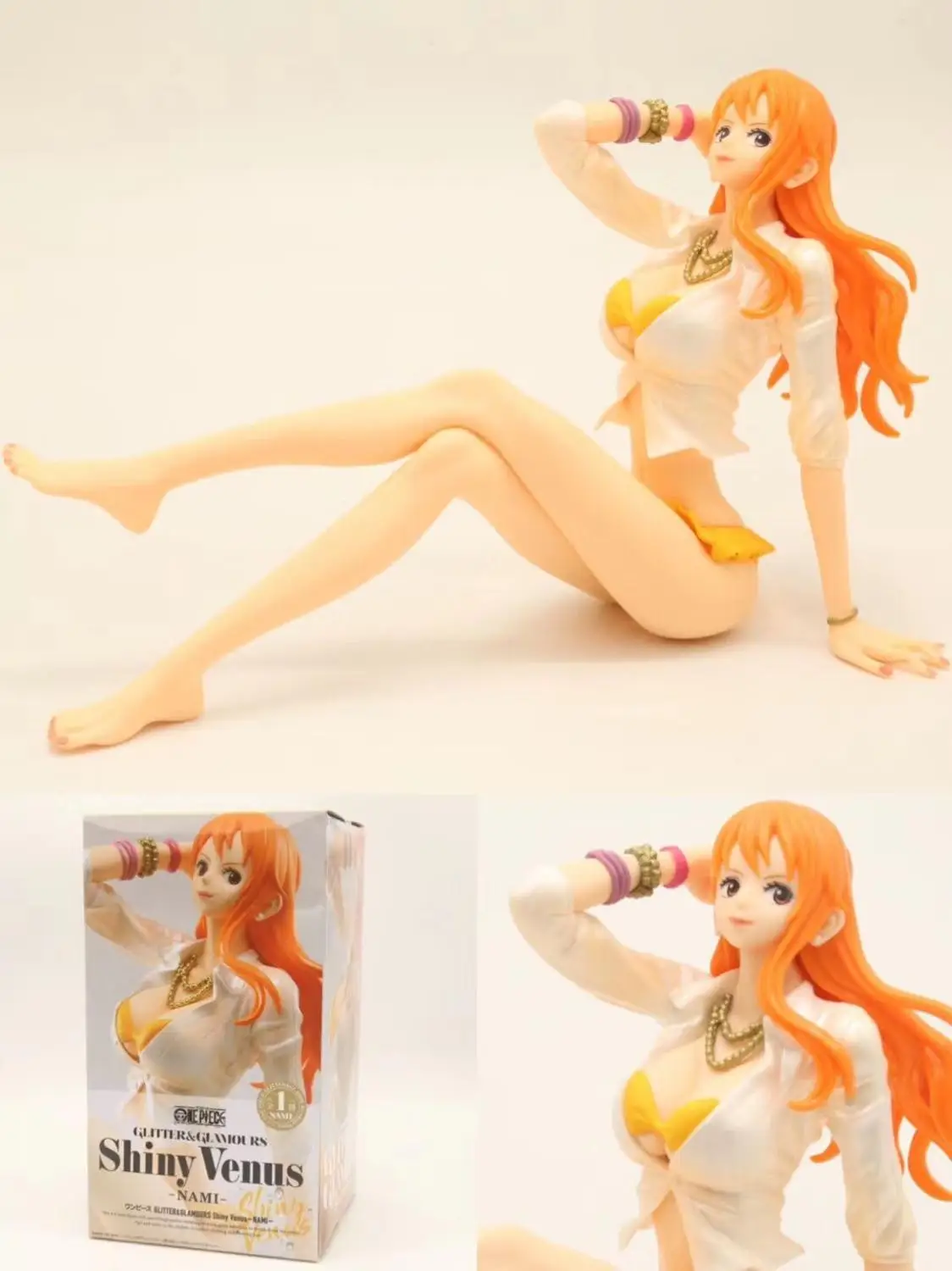 Anime One Piece Girl Nami Swimsuit Sexy Sitting Ver. PVC Action Figure OP Luffy Girl Nami Show Suit Collection Model 12cm
Anime One Piece Girl Nami Swimsuit Sexy Sitting Ver. PVC Action Figure OP Luffy Girl Nami Show Suit Collection Model 12cm