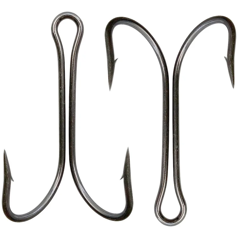 

100pcs 9908 High Carbon Steel Double Fishing Hooks Small Fly Tying Double Fishing Hook For Jig Size 1 2 4 6 8 1/0 2/0 3/0 4/0