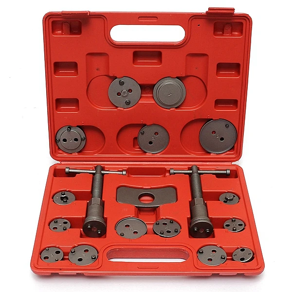 18Pc Carbon Steel Car Disc Brake Caliper Wind Back Brake Piston Pad Rewind Tool Set For Most Automobiles Garage Repair Tools
18Pc Carbon Steel Car Disc Brake Caliper Wind Back Brake Piston Pad Rewind Tool Set For Most Automobiles Garage Repair Tools
