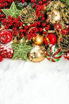 5x7ft colorful christmas decorations in red, gold, green festive Photography Newborn Backdrop
5x7ft colorful christmas decorations in red, gold, green festive Photography Newborn Backdrop