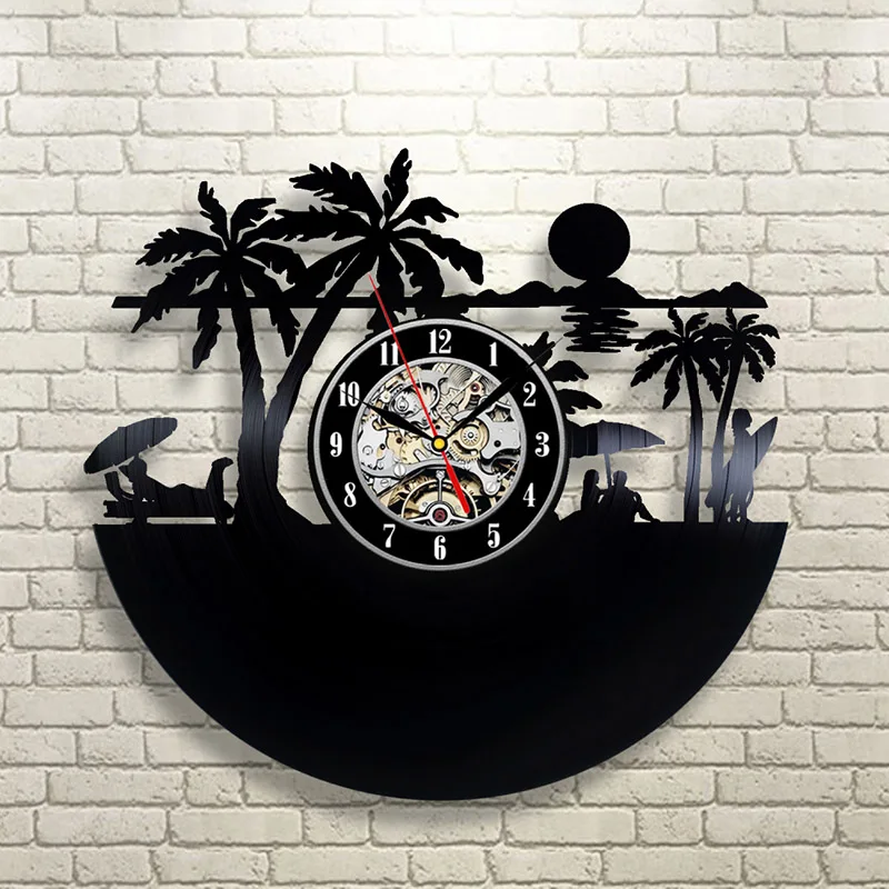 Beach Views Laser Etched Vinyl LP Record Clock 3D Decorative CD Record Clock Creative Digital LED Wall Clock Handmade Wall Art
Beach Views Laser Etched Vinyl LP Record Clock 3D Decorative CD Record Clock Creative Digital LED Wall Clock Handmade Wall Art