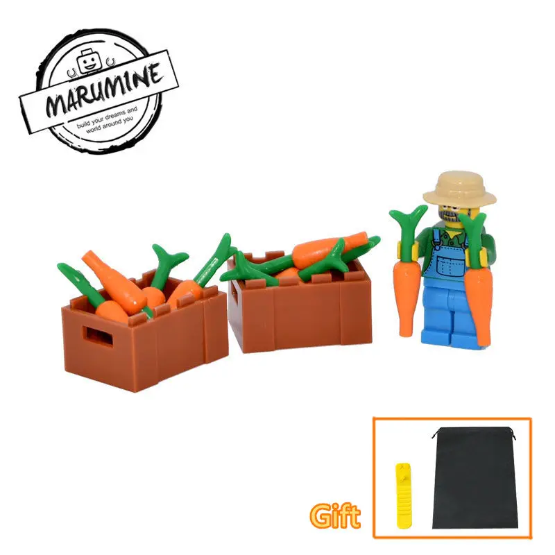 MARUMINE 100PCS/Lot Carrot Bricks Part Toys 3172 33183 MOC Building Blocks Bulk Compatible Major Brands
MARUMINE 100PCS/Lot Carrot Bricks Part Toys 3172 33183 MOC Building Blocks Bulk Compatible Major Brands
