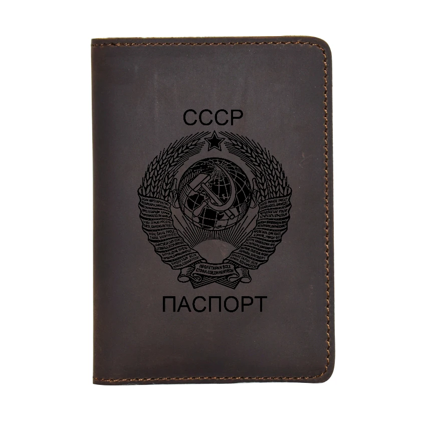 The Soviet Union Travel Cover Passport Holder CCCP Passport wallet Can Name Credit ID Card Holders Purse
The Soviet Union Travel Cover Passport Holder CCCP Passport wallet Can Name Credit ID Card Holders Purse