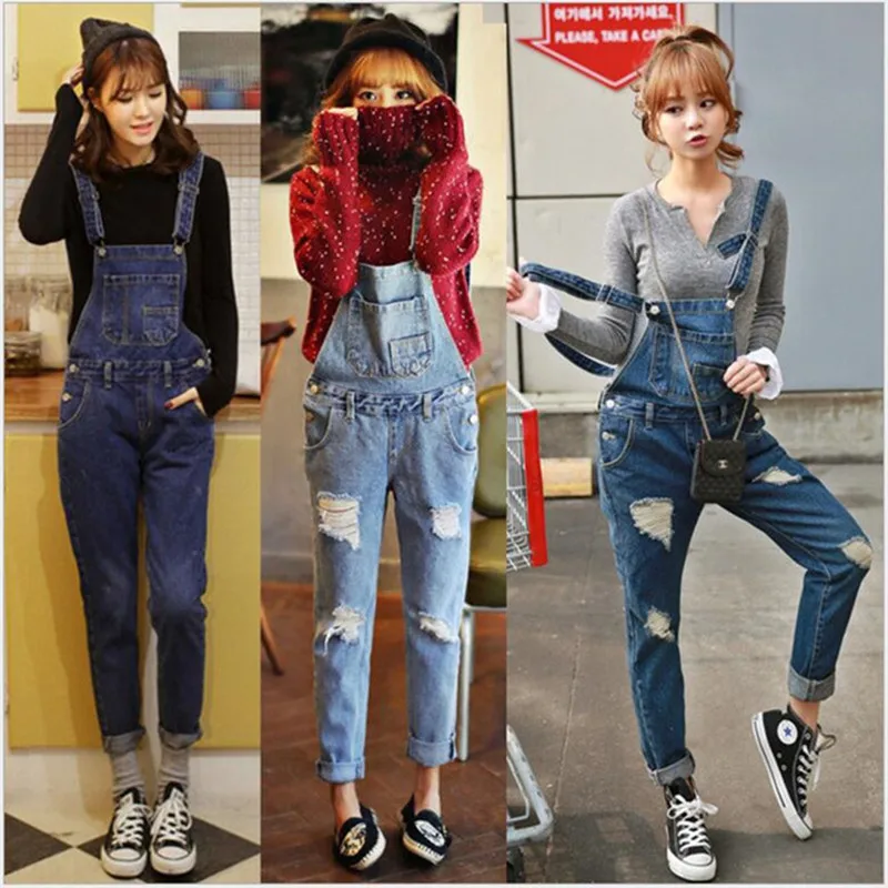 Women Ripped Denim Jumpsuits Casual Sexy Stretch Romper Hole Denim Pencil Overalls Stretch Slim Dungarees
Women Ripped Denim Jumpsuits Casual Sexy Stretch Romper Hole Denim Pencil Overalls Stretch Slim Dungarees