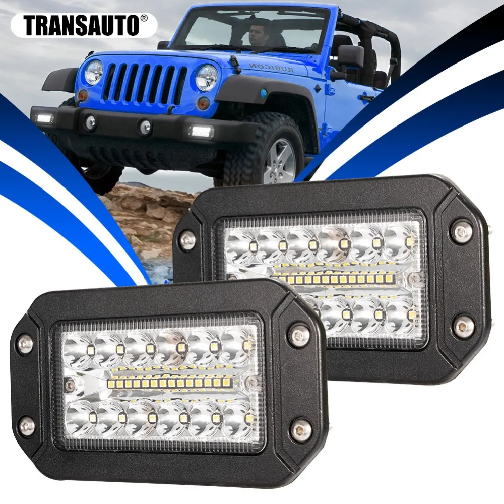 6Inch Flush Mount LED Light Pods, 26W Spot Flood Combo Beam Triple Row Light Bar Led Work Light for Golf Cart Trucks Tractor 12V
6Inch Flush Mount LED Light Pods, 26W Spot Flood Combo Beam Triple Row Light Bar Led Work Light for Golf Cart Trucks Tractor 12V