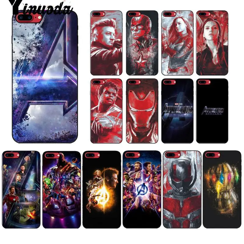 Yinuoda Marvel avengers endgame Colorful Phone Accessories Case for Apple iPhone 8 7 6 6S Plus X XS MAX 5 5S SE XR Mobile Cover
Yinuoda Marvel avengers endgame Colorful Phone Accessories Case for Apple iPhone 8 7 6 6S Plus X XS MAX 5 5S SE XR Mobile Cover
