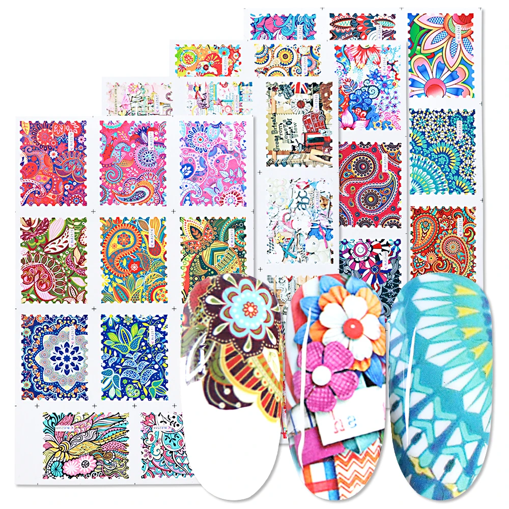 44pcs Nail Wraps Blossom Retro Water Decals Big Flower Vines Totem Sliders Cartoon Nail Art Decorations Manicure BEBLE2535-2578
44pcs Nail Wraps Blossom Retro Water Decals Big Flower Vines Totem Sliders Cartoon Nail Art Decorations Manicure BEBLE2535-2578