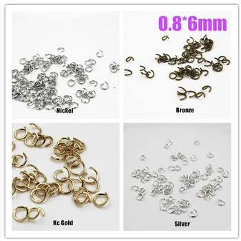 pcs 0.8*6mm Bronze/sliver/gold Open Jump Rings & Split Rings Jewelry Finding Fit Earring/Neckla ce/Bracelet Making 200 pcs
pcs 0.8*6mm Bronze/sliver/gold Open Jump Rings & Split Rings Jewelry Finding Fit Earring/Neckla ce/Bracelet Making 200 pcs
