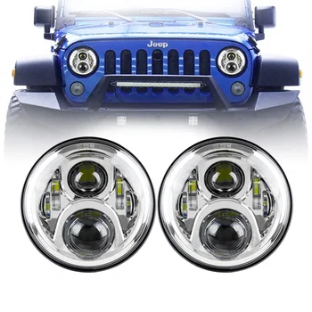 7inch Round Led Headlight Hi/Low Beam Light Halo Angle Eyes DRL Headlamp For Jeep Wrangler Off Road 4x4 suzuki samurai
7inch Round Led Headlight Hi/Low Beam Light Halo Angle Eyes DRL Headlamp For Jeep Wrangler Off Road 4x4 suzuki samurai