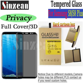 Sinzean 20pcs/lot 3D Full Cover Privacy Tempered glass For Samsung Galaxy S8/S8Plus tempered glass Screen Protector Wholesale
Sinzean 20pcs/lot 3D Full Cover Privacy Tempered glass For Samsung Galaxy S8/S8Plus tempered glass Screen Protector Wholesale