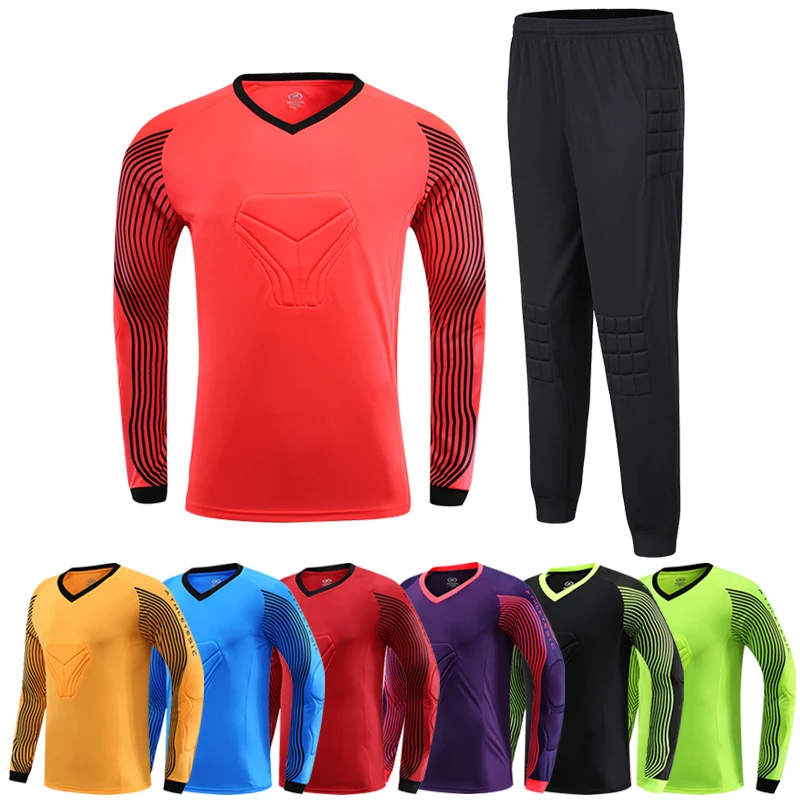 Customized Child Adult Soccer Goalkeeper Jersey Goalkeeper Uniforms Suit Shorts Pants With Sponge Protection
Customized Child Adult Soccer Goalkeeper Jersey Goalkeeper Uniforms Suit Shorts Pants With Sponge Protection