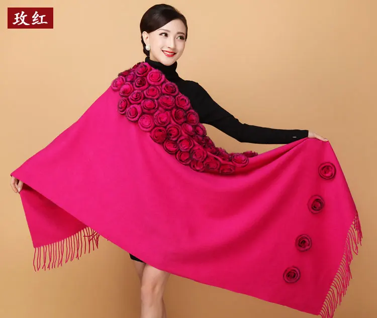 winter shawl scarf women (5)