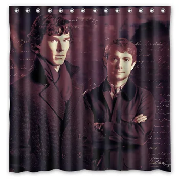 Sherlock Printing Waterproof Shower Curtain 100% Mildewproof Polyester Fabric Bath Curtains 72x72inch With 12 Hooks
Sherlock Printing Waterproof Shower Curtain 100% Mildewproof Polyester Fabric Bath Curtains 72x72inch With 12 Hooks