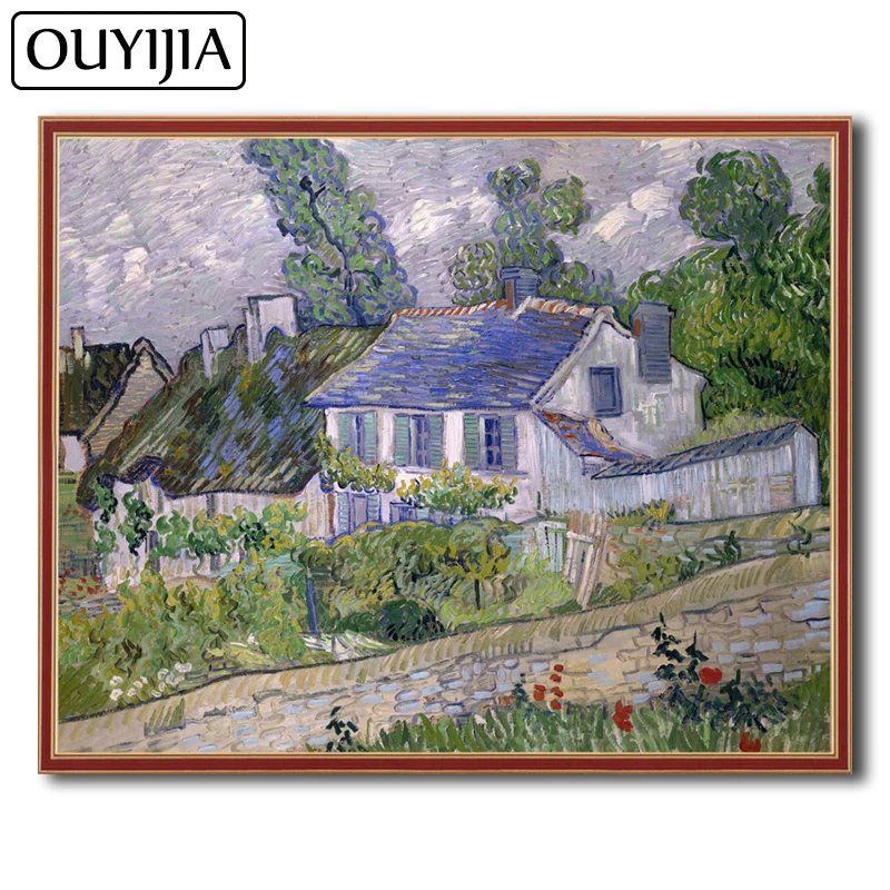 OUYIJIA Van Gogh Houses At Auvers Oil 5D DIY Diamond Painting Square Embroidery Decoration Gift Mosaic Rhinestone Cross Stitch
OUYIJIA Van Gogh Houses At Auvers Oil 5D DIY Diamond Painting Square Embroidery Decoration Gift Mosaic Rhinestone Cross Stitch