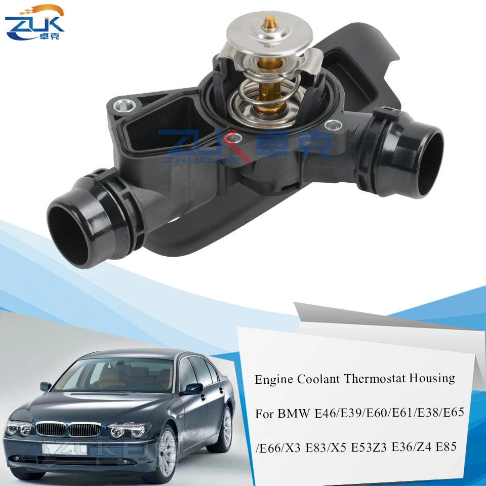 ZUK Coolant Thermostat For BMW 320 520 728 730 X3 X5 Z3 Z4 For M52 M54 Engine 11531437040 Genuine Quality 11531437040
ZUK Coolant Thermostat For BMW 320 520 728 730 X3 X5 Z3 Z4 For M52 M54 Engine 11531437040 Genuine Quality 11531437040